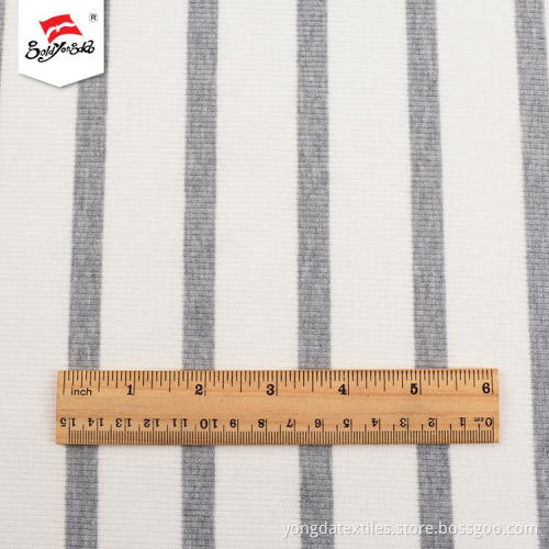Dyed Composition Polyester Rib Knit Fabric